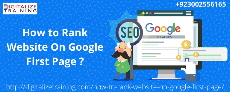 How to Rank  Website on Google First Page