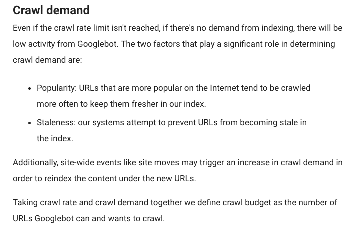 This image showing Crawl demand
