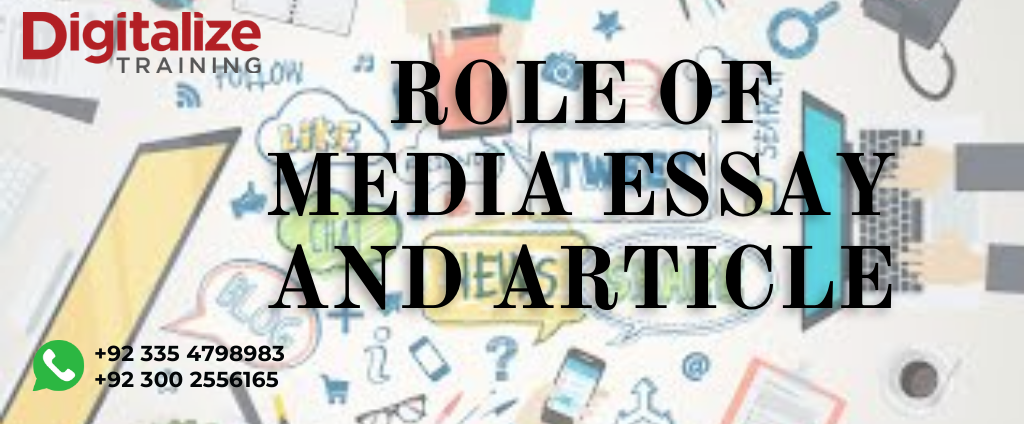 Role of media essay

