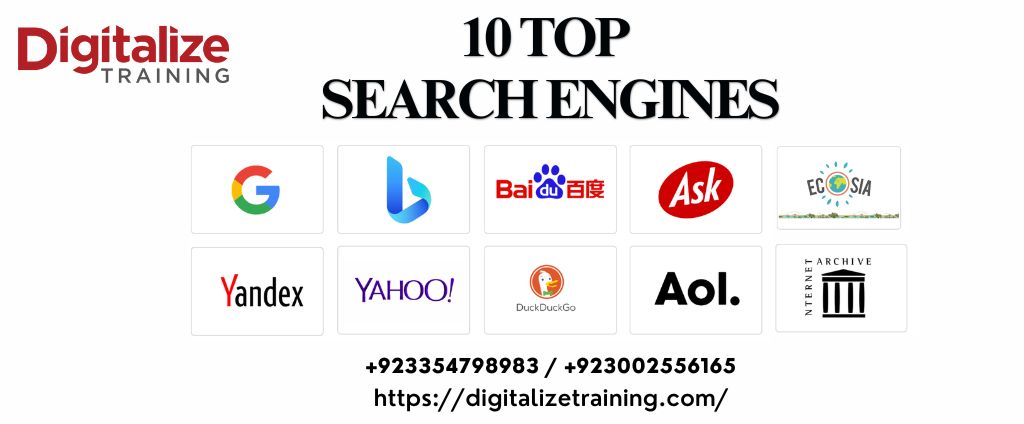 Top 10 search engines