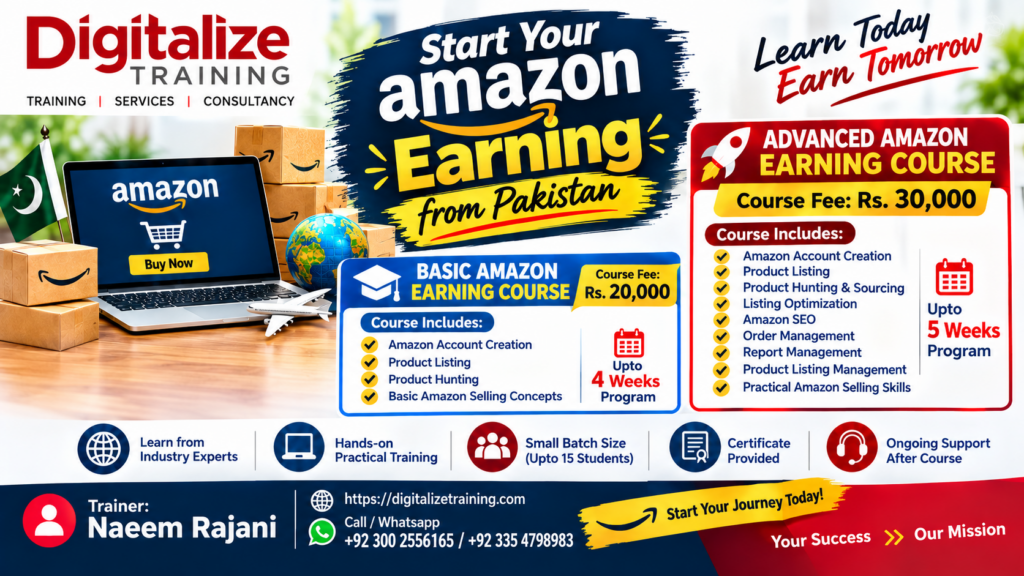 Amazon Earning from Pakistan