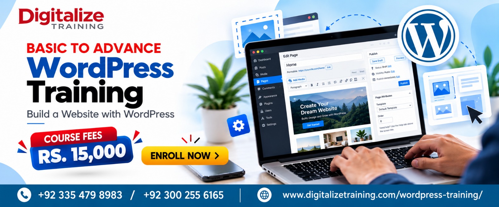 wordpress development course pakistan
